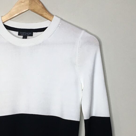 Topshop Sz 4 Sweater Top - Picture 1 of 6